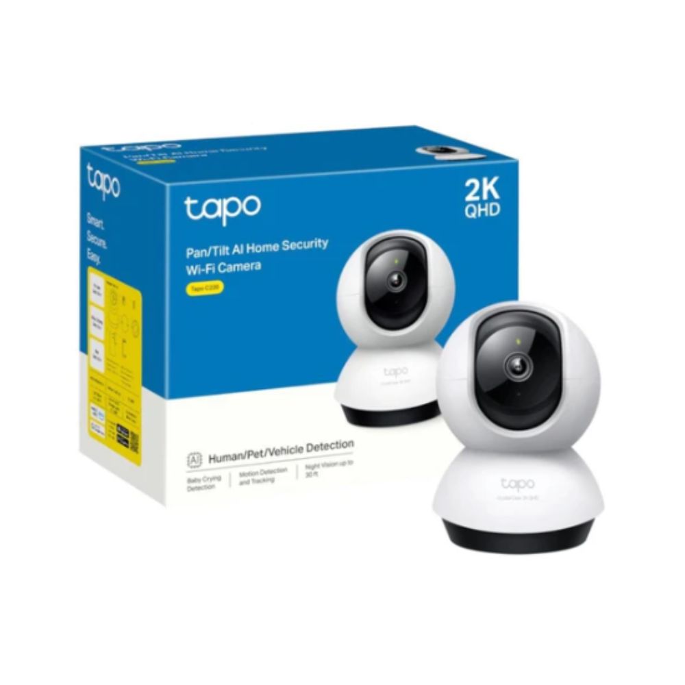 TP-Link Tapo C220 4MP 2K Pan/Tilt AI Home Security Wi-Fi Indoor Camera