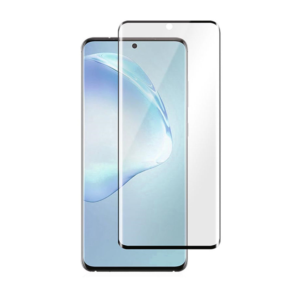 Green 3D Curved Edge Glue Glass Protector Samsung S20 Ultra