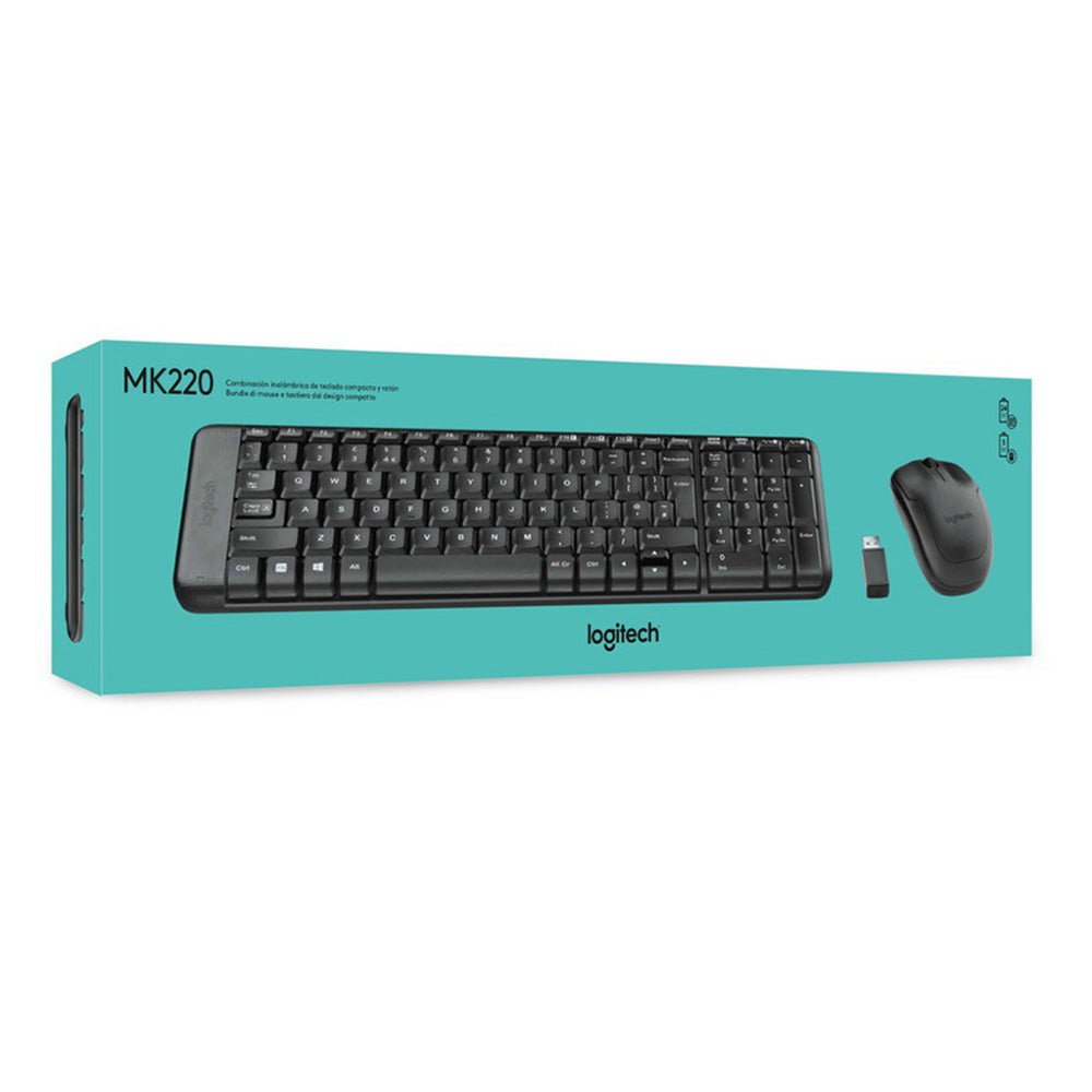 Logitech Keyboard & Mouse MK220 – Starlite