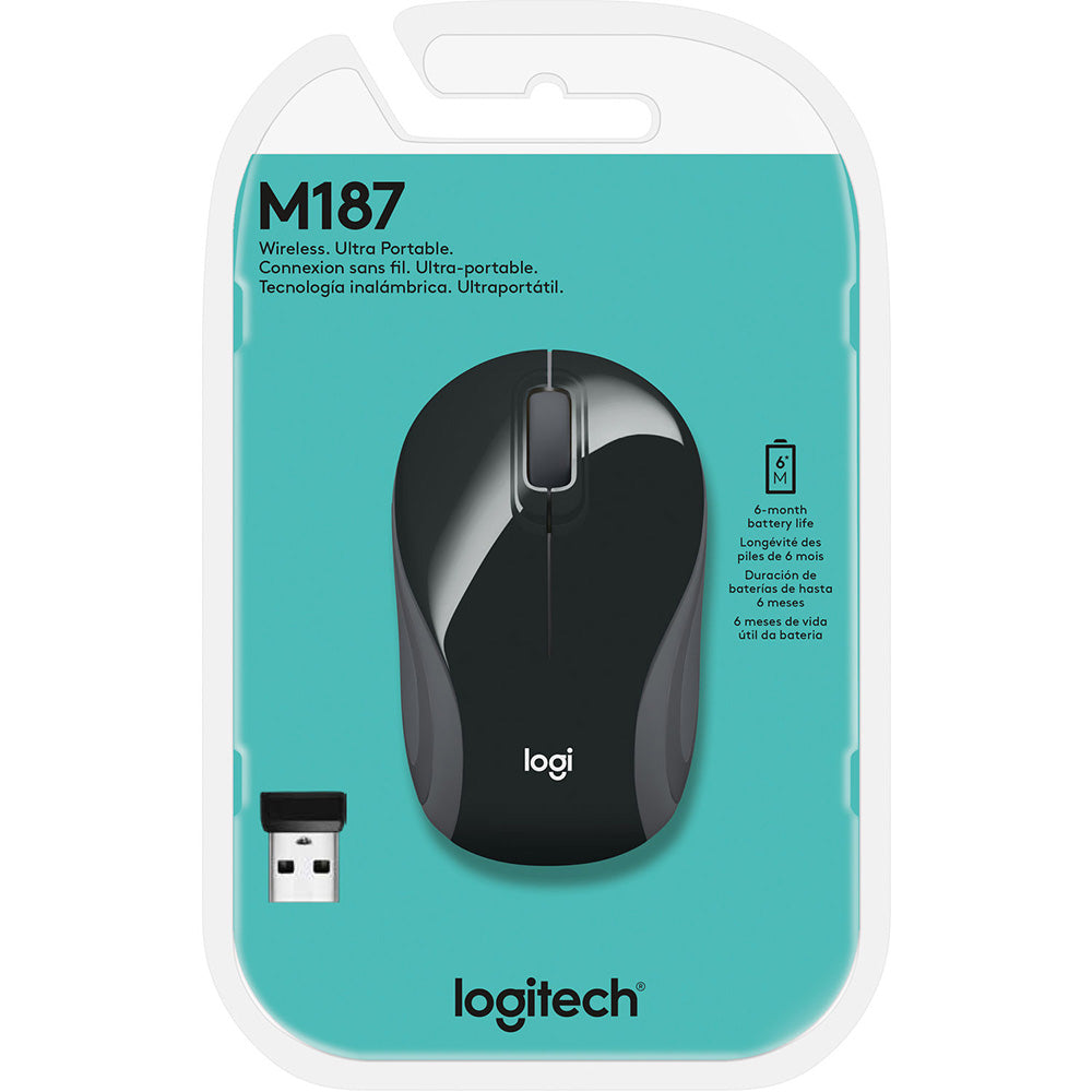 Logitech Optical Mouse Wireless M187 (4794621657188)