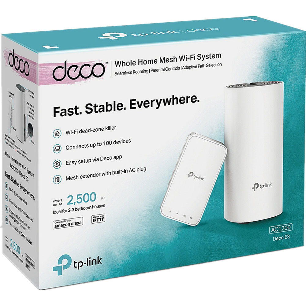 TP-Link Deco Wi-Fi 6E Whole Home Mesh Routers, 6 Ghz Band, Coverage up to  5,500 Sq. ft. (2-Pack)