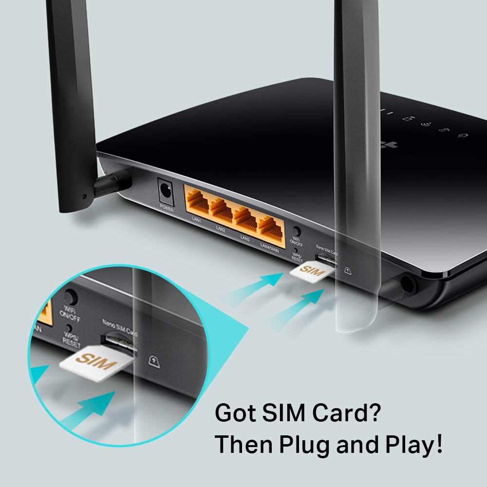 TP-Link Archer MR400 AC200 Wireless Dual Band 4G LTE Router – Starlite