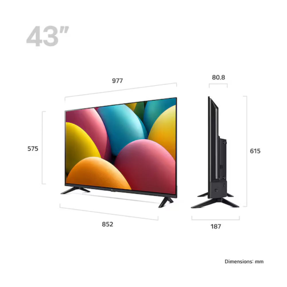 LG TV 43'' 43LR60006LA