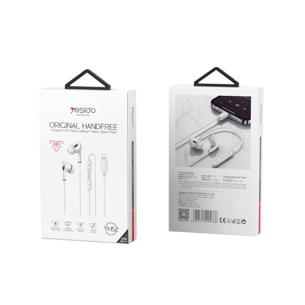 Yesido YH52 Headphones with Microphone Lightning
