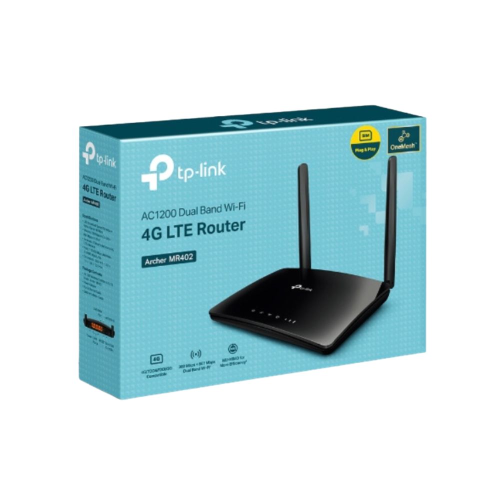 TP-Link MR402 AC1200 Wireless Dual Band 4G LTE Router Archer