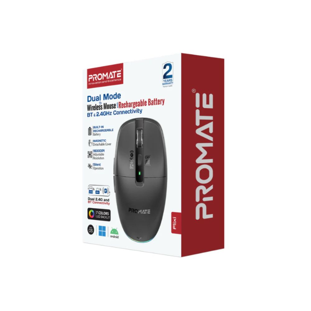 Promate Flixi Dual Mode Wireless Mouse