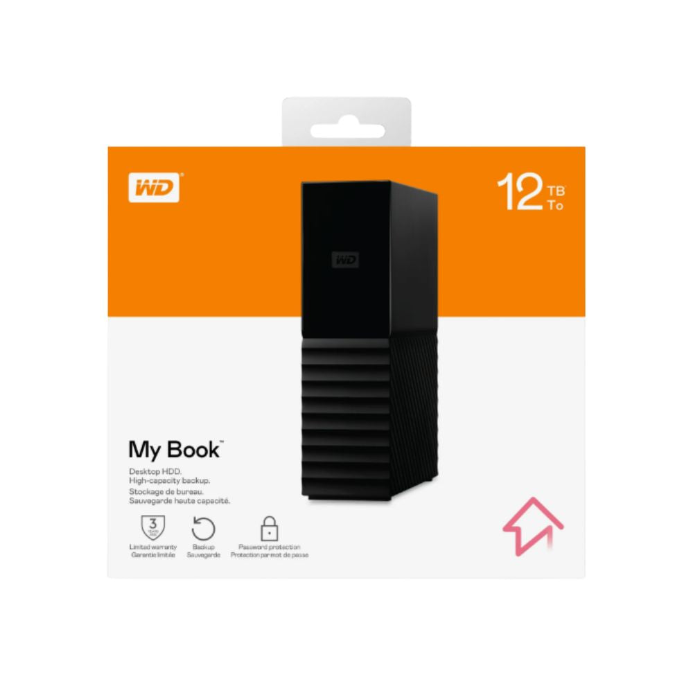 WD My Book 12TB Desktop External Hard Drive