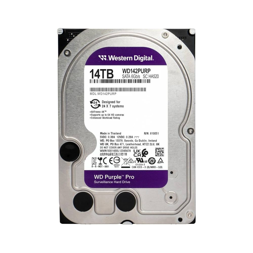 WD HDD Purple Surveillance 14TB