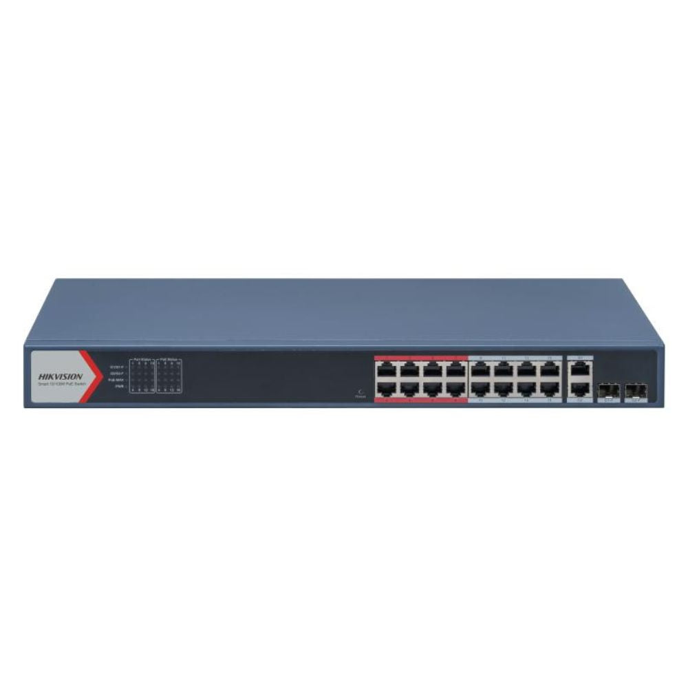 Hikvision DS-3E1318P-E1 16 Port Fast Ethernet Smart POE Switch