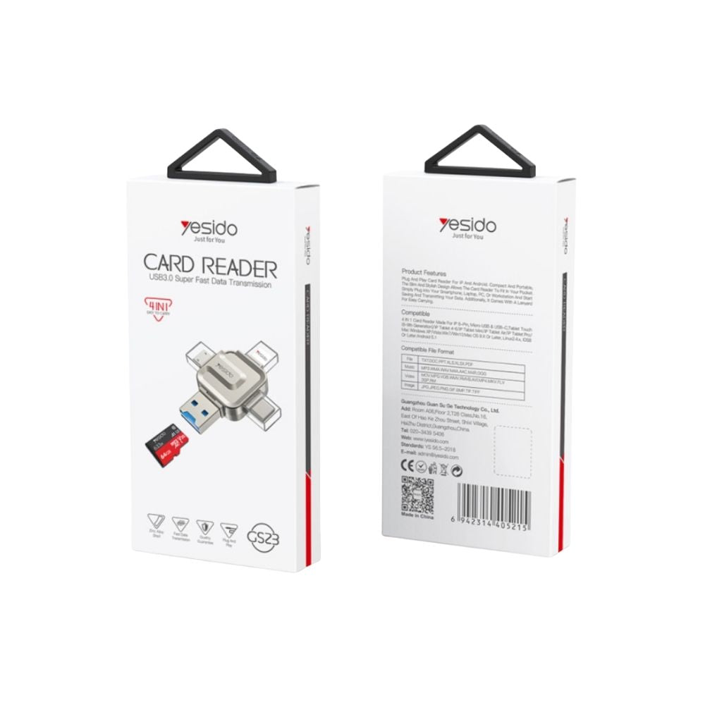 Yesido GS23 USB 3.0 High-speed Memory Card Reader