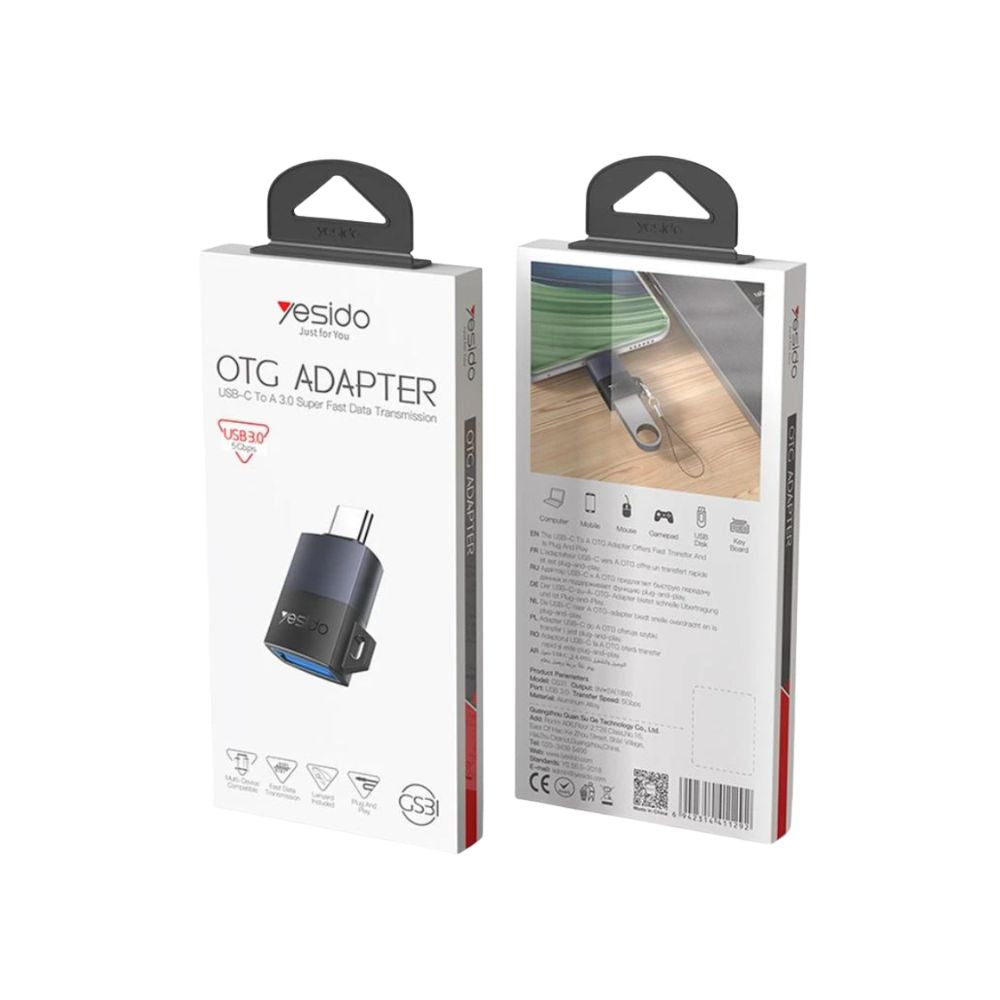 Yesido GS31 USB 3.0 to USB-C OTG Adapter