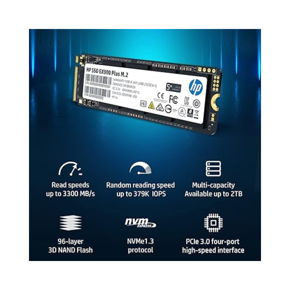 HP SSD EX900 Plus Nvme M.2 256GB