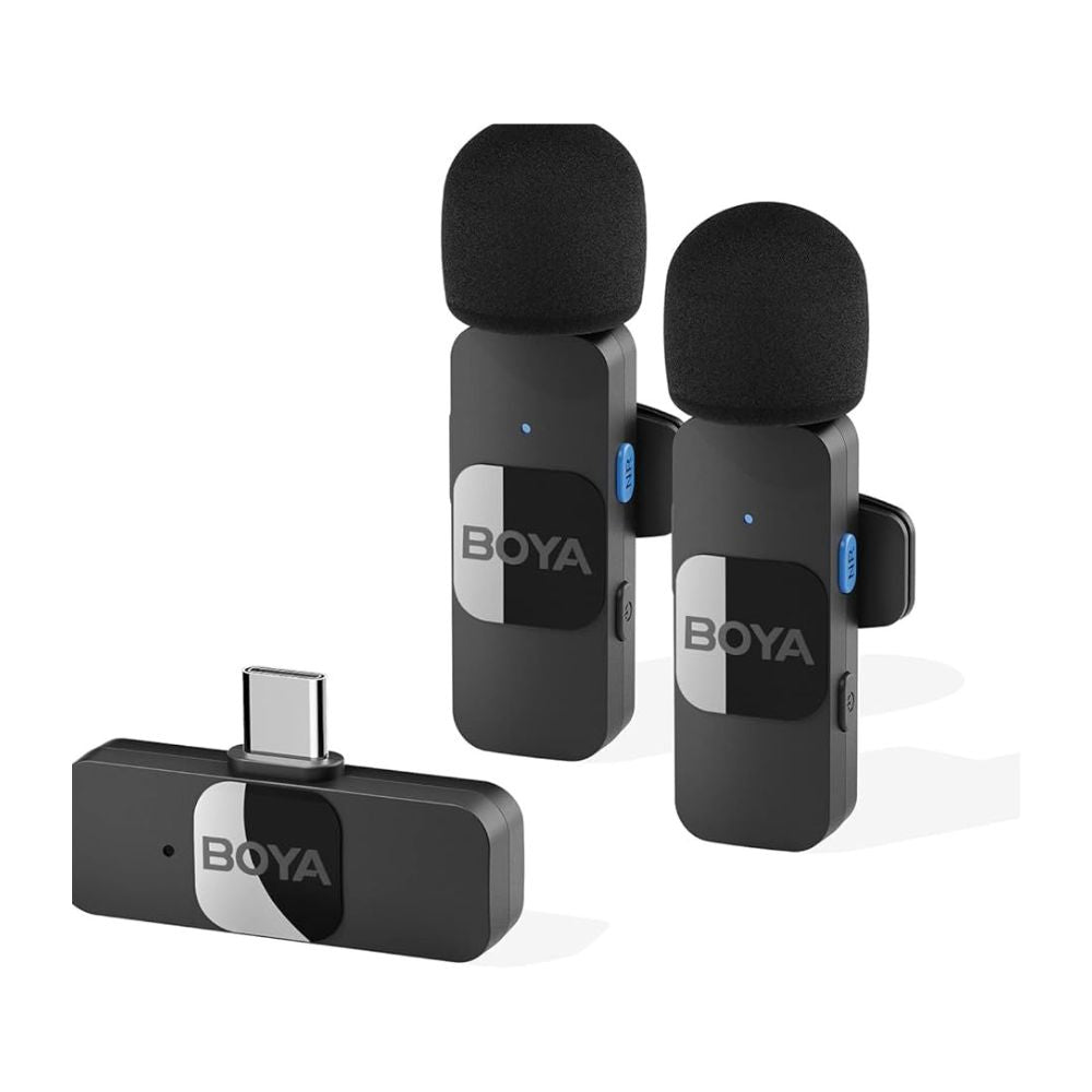 Boya Wireless Microphone Double USB-C BY-V20 box