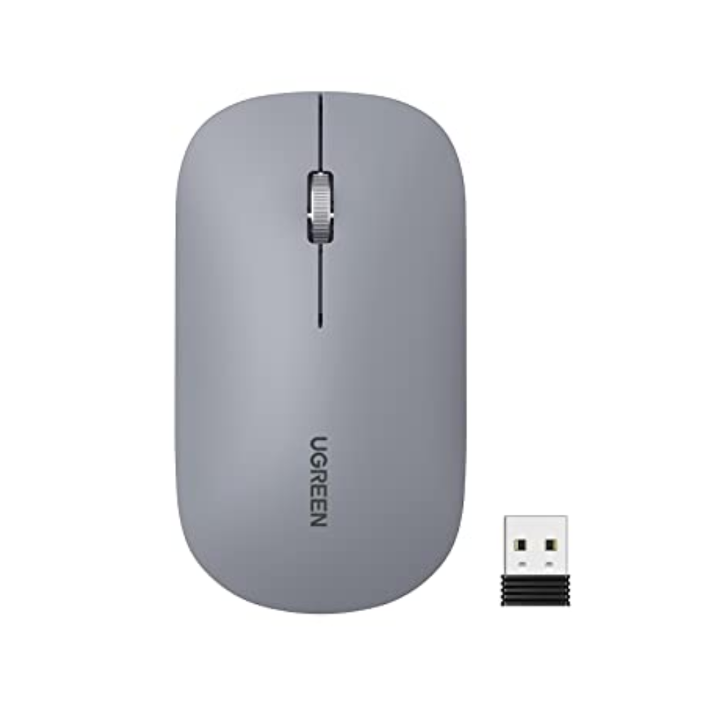 Ugreen 90373 Portable Wireless Mouse (Gray)