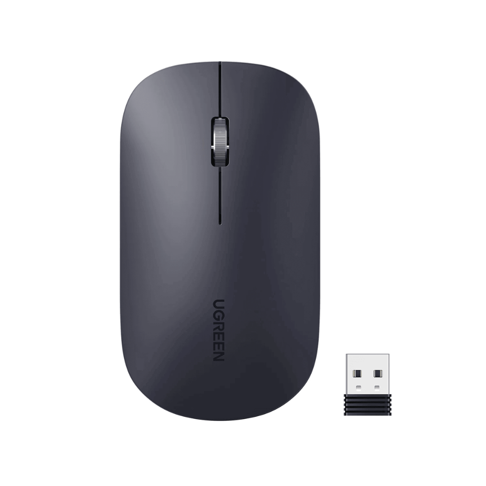 Ugreen 90372 Portable Wireless Mouse (Black)