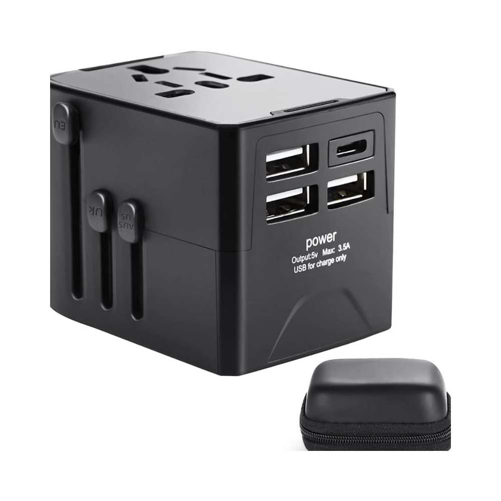 Universal Adapter with USB & Type-C