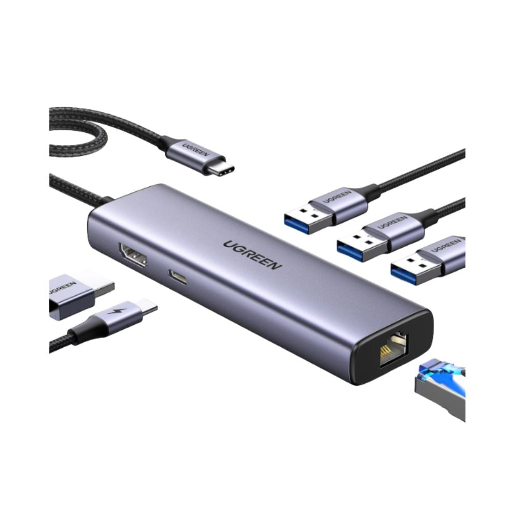 Ugreen 15598 USB-C 6-In-1 Multifunction Adapter