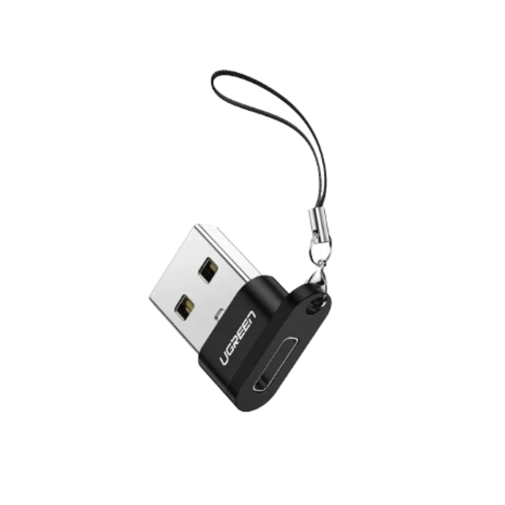UGREEN 50568 USB-A Male To USB-C Female Adapter Black
