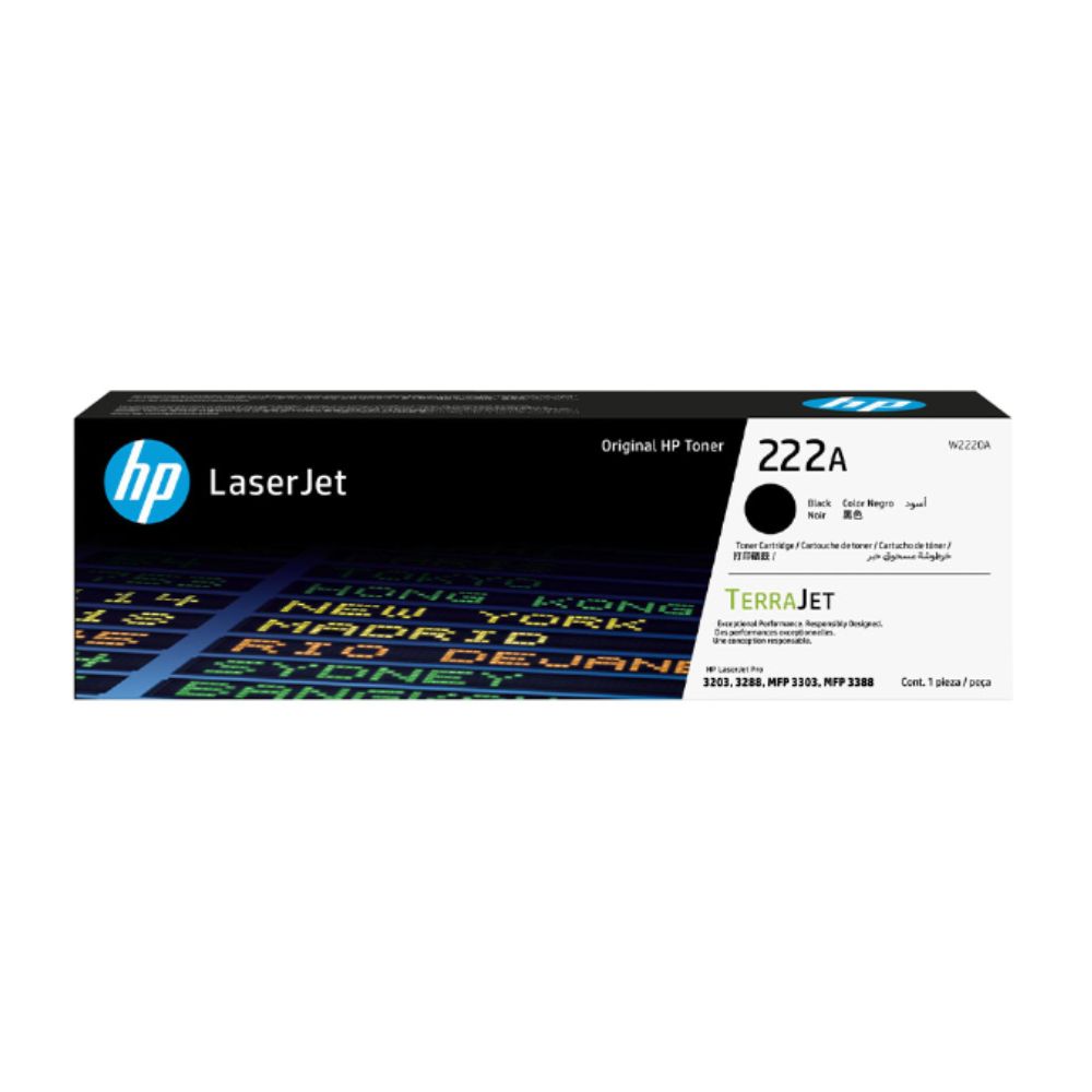 HP Toner 222A Black W222A