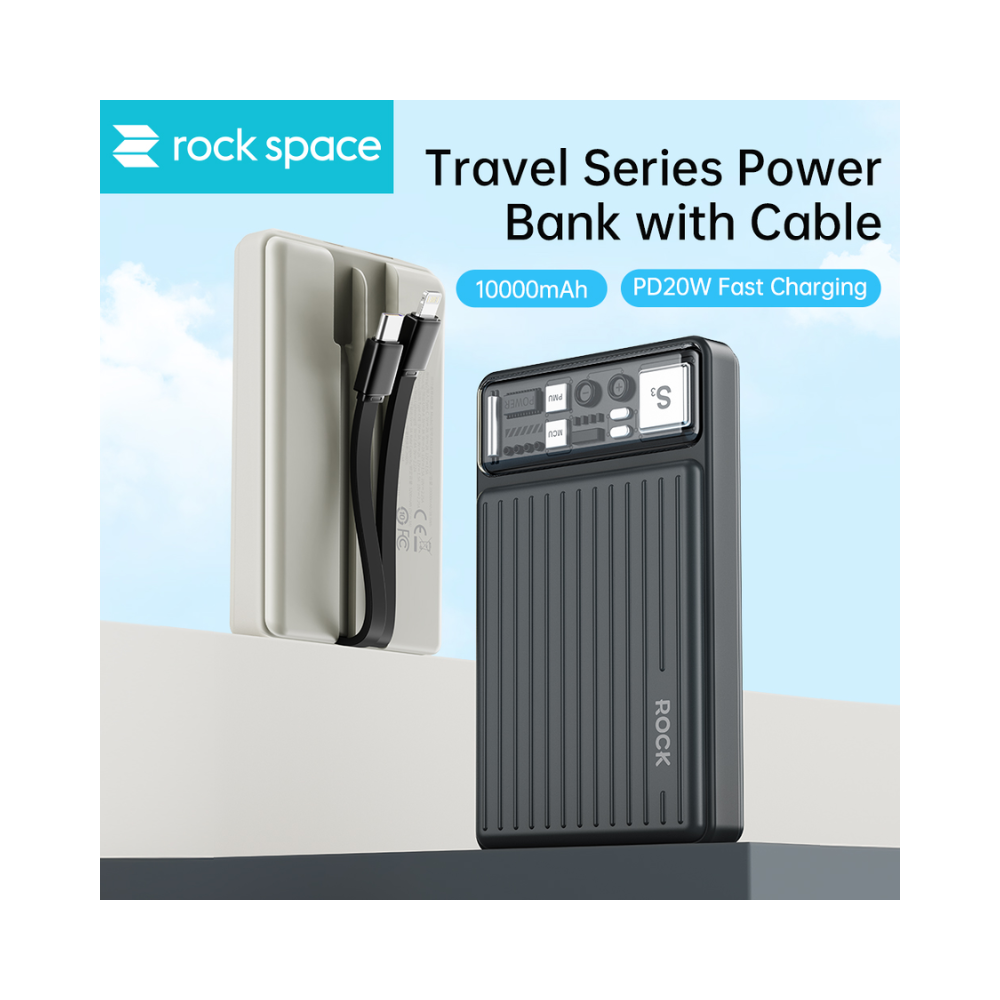 Rock P92 PD 20w Power Bank 10,000mAh