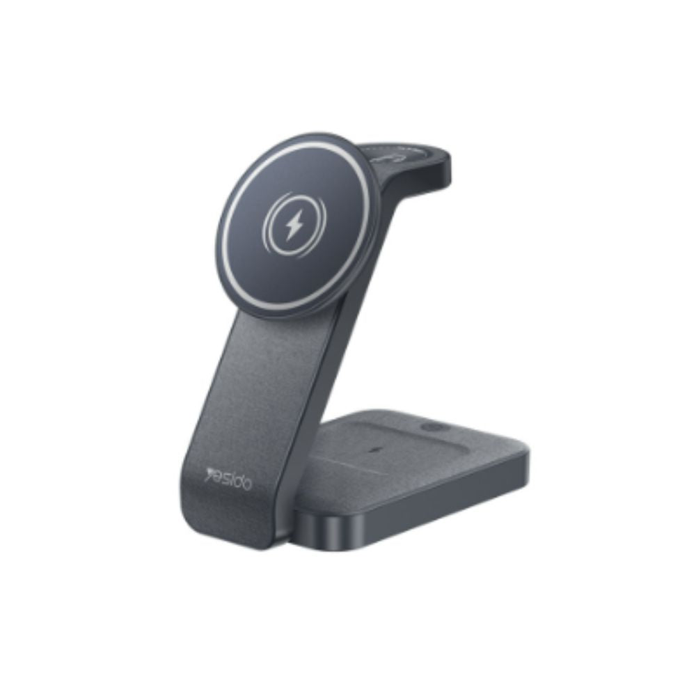 Yesido DS26 15W Wireless Fast Charging 3 in1 Desktop Stand