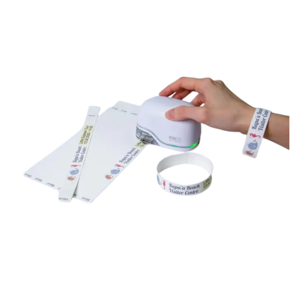 COLOP E-Mark Event Bands/Wristbands 19 x 250 mm - 1 pack = 100 bands