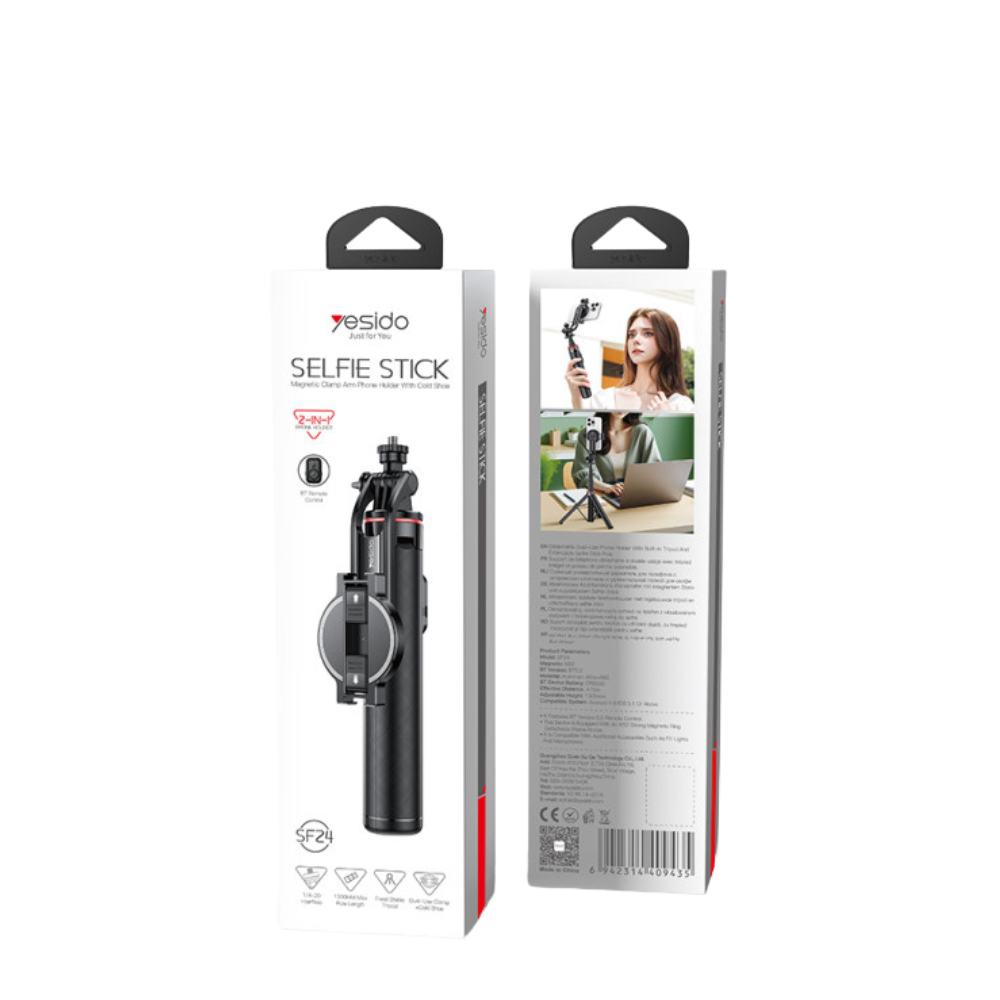 Yesido 2 in 1 Selfie Stick Tripod Stand SF24