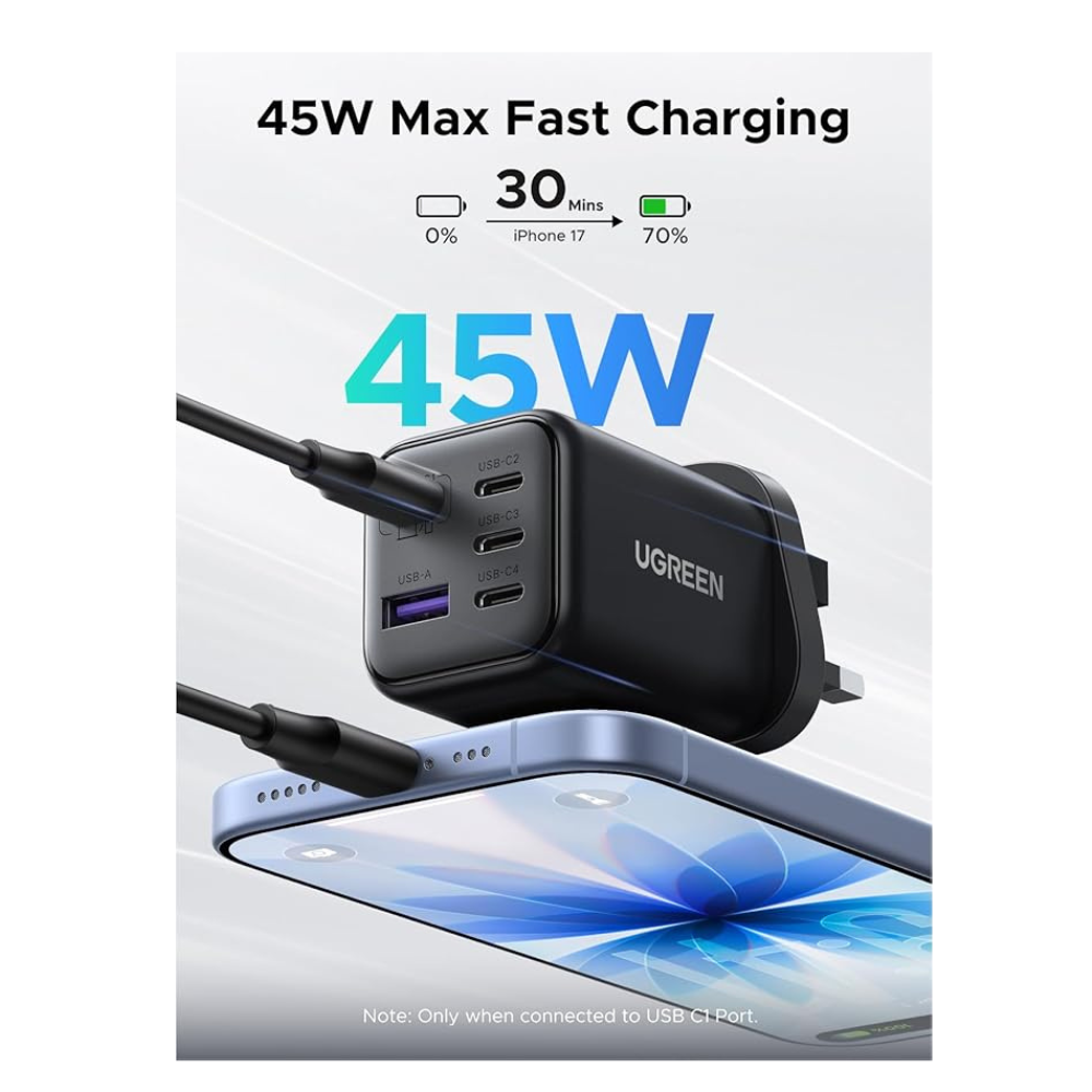 UGREEN 65056B 45W 1C GaN Fast Charger