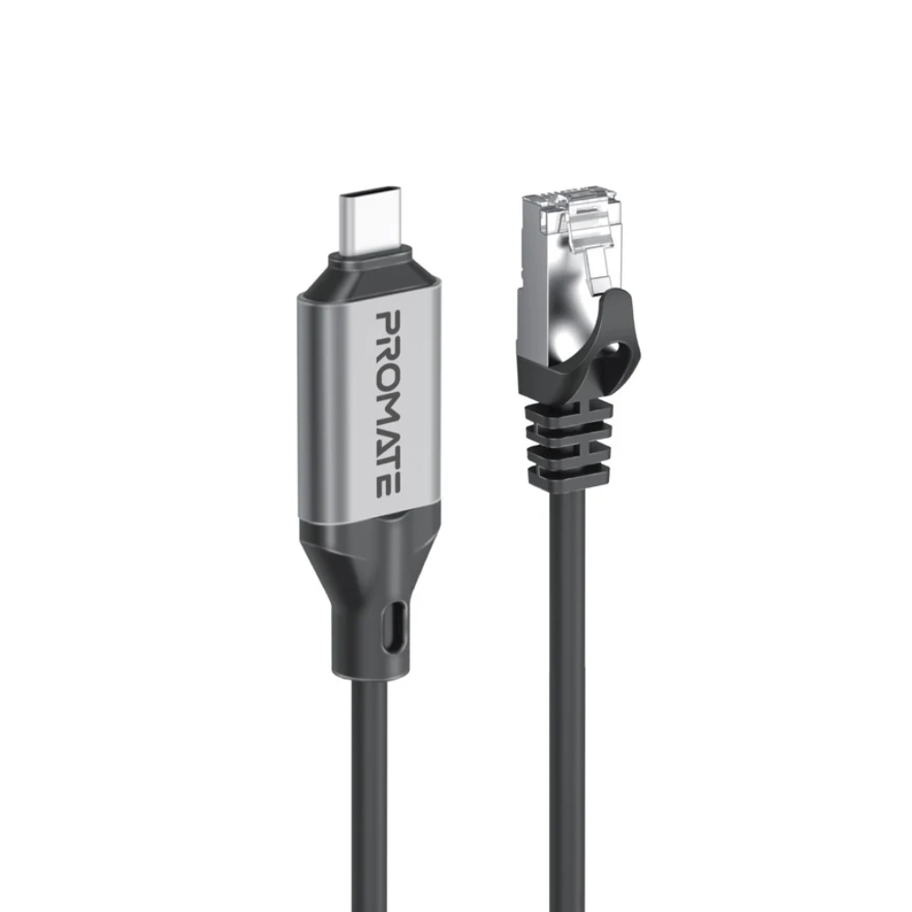 Promate CLink-RJ45 High-Speed USB-C to Gigabit Ethernet Cable