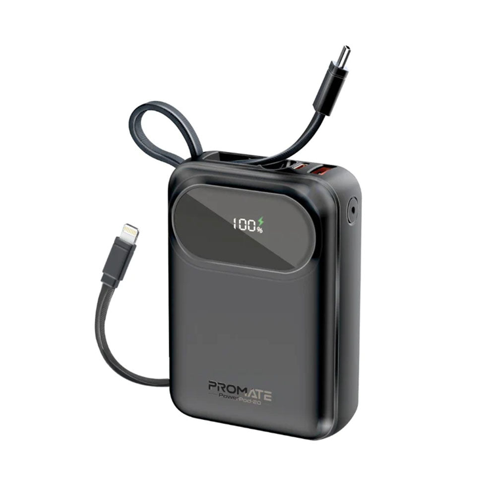 Promate PowerPod-20 Ultra Compact 35W PowerBank 20,000mAh