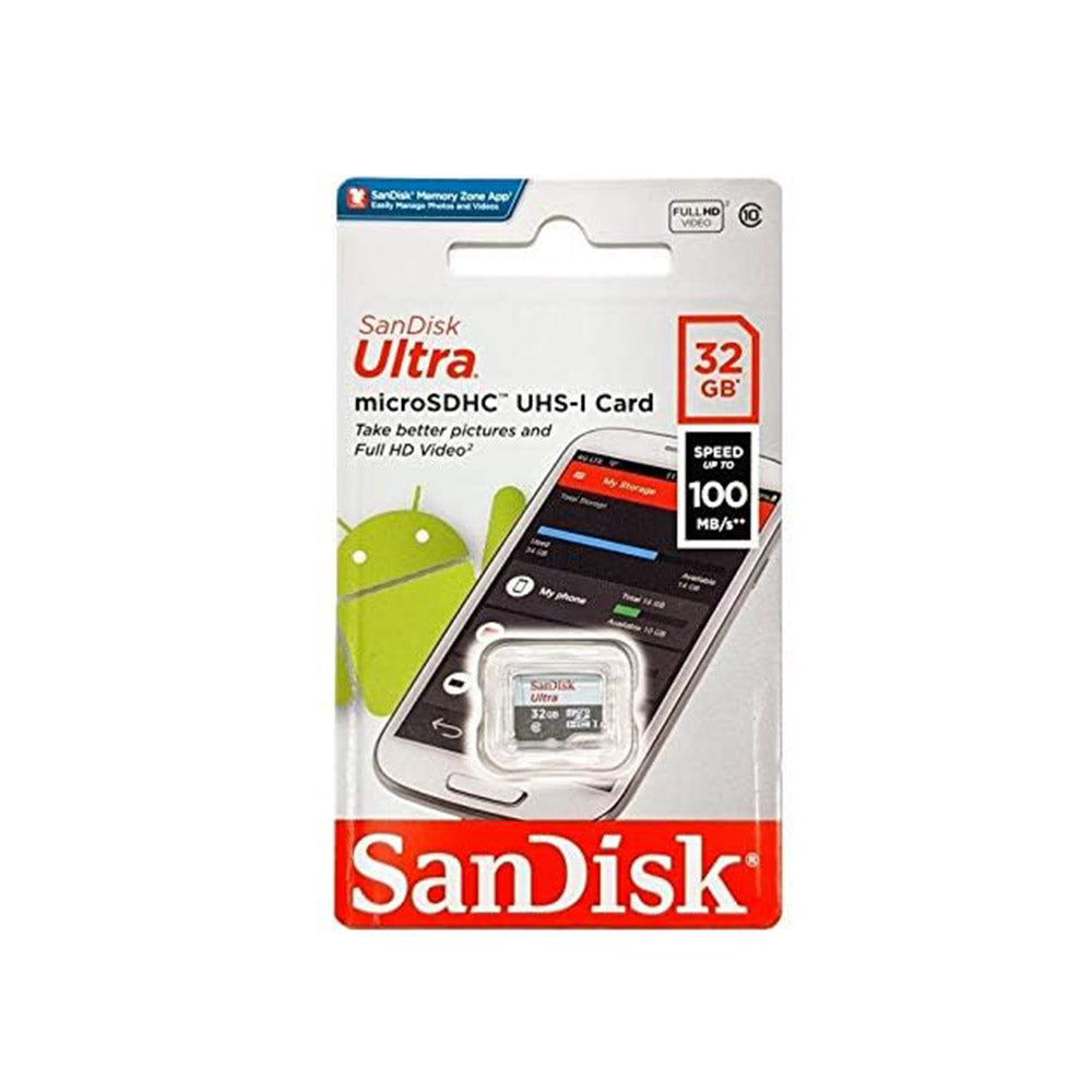 Sandisk Micro SD 32GB 100MB/S Class 10