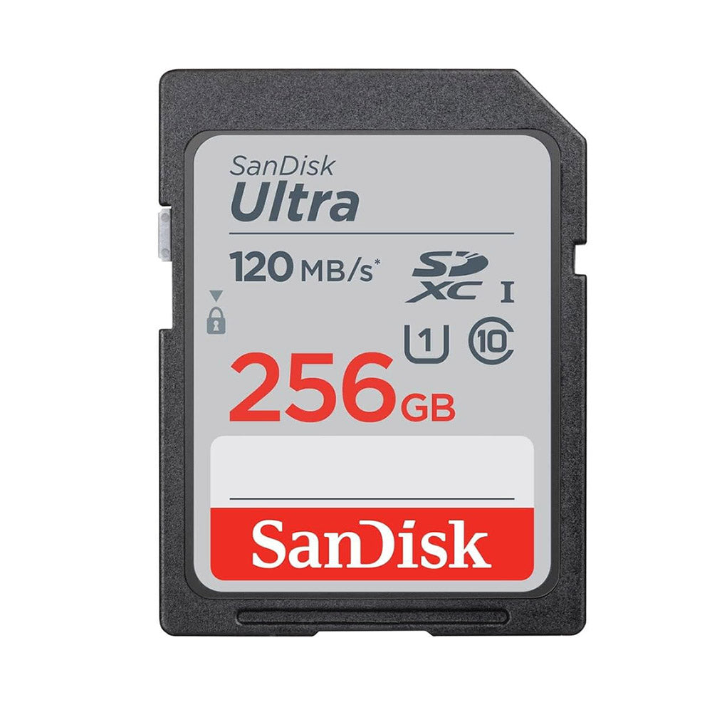 Sandisk SD Card 256GB 120MB/S Class 10