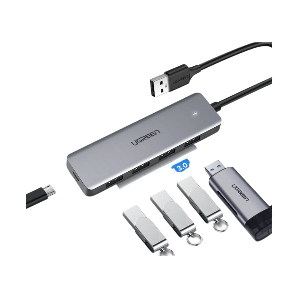 UGreen 50985 4 port Usb 3.0 Hub Powered by Mirco USB