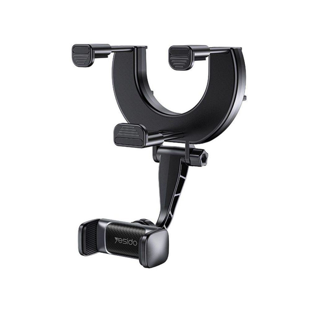 YESIDO C193 Vehicle Rear View Mirror Phone Holder Mount Universal 360