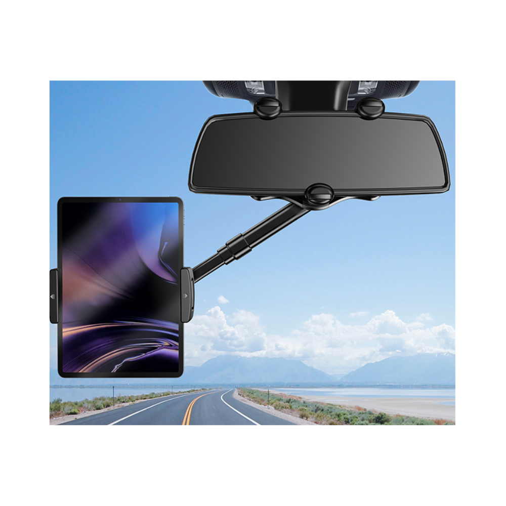 YESIDO C196 PHONE & TABLET HOLDER ON CAR REARVIEW MIRROR