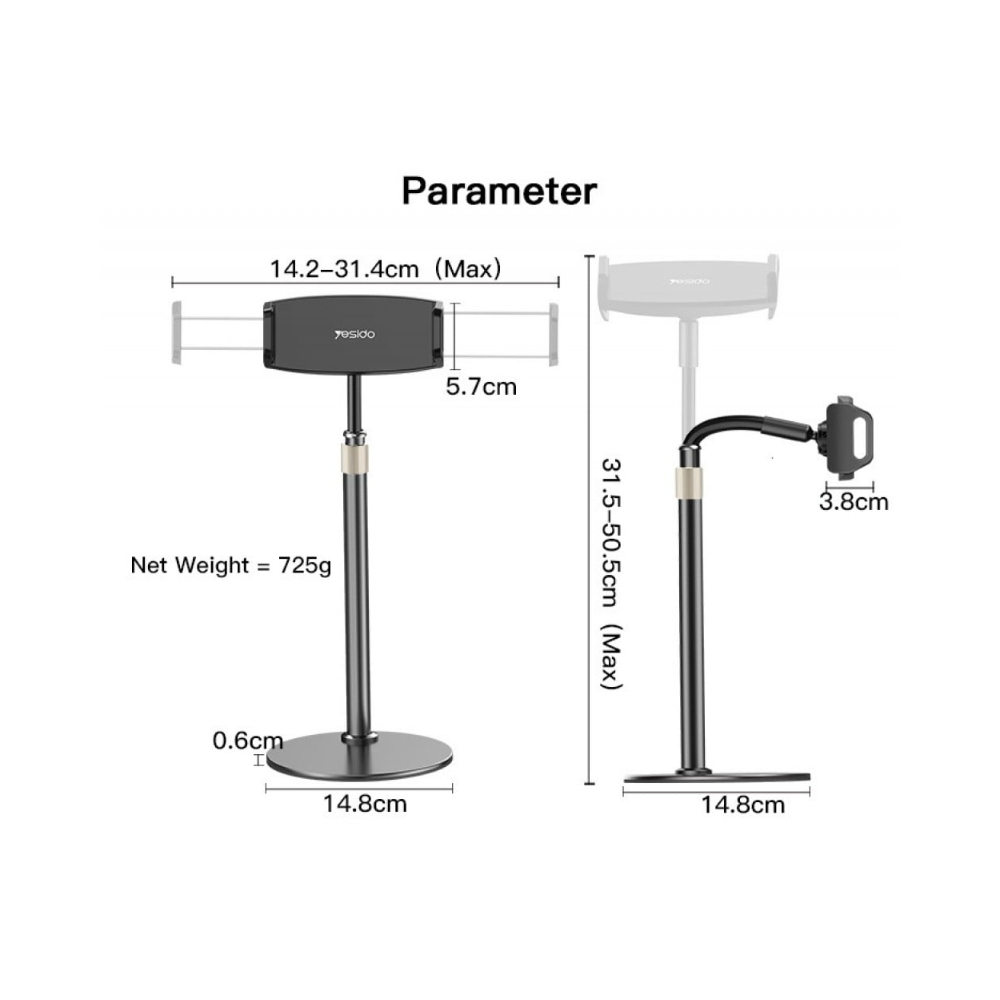 YESIDO C115 Adjustable Phone Stand