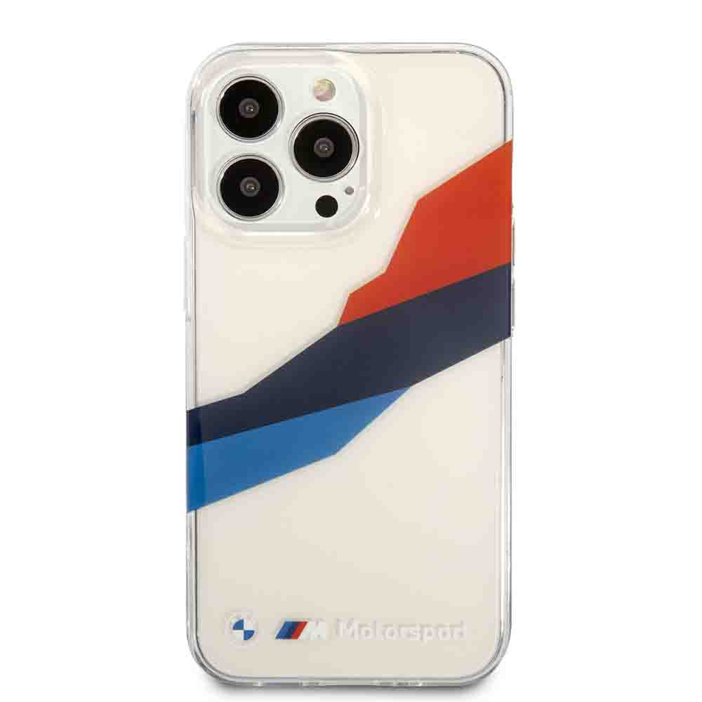 BMW Motorsport Collection PC/TPU Hard Case Graphic Tricolor For iPhone 13 Pro Max (6.7") - Transparent