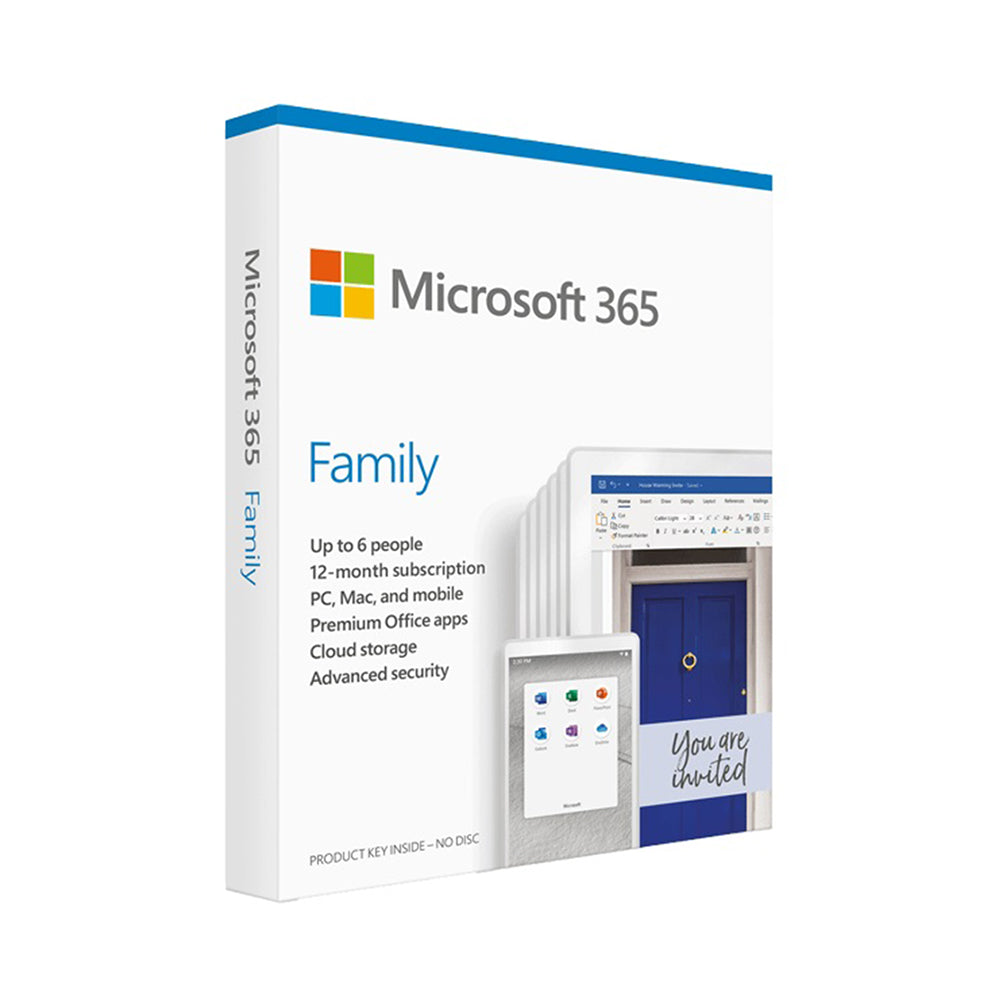 Microsoft 365 Family AllLng Sub PK Lic 1Y (4867688333412)