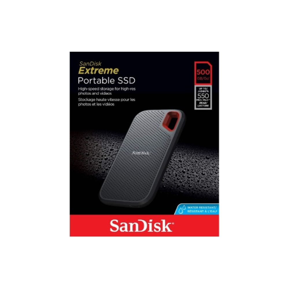 Sandisk Ssd Portable Extreme 500gb E61 Starlite 6852
