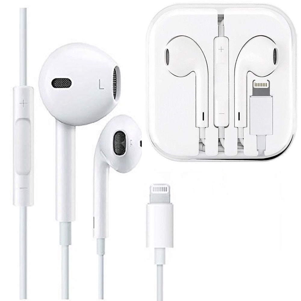 Apple iphone 7 plus iphone 5 apple earbuds auriculares lightning, lightning,  ángulo, dispositivo electronico png