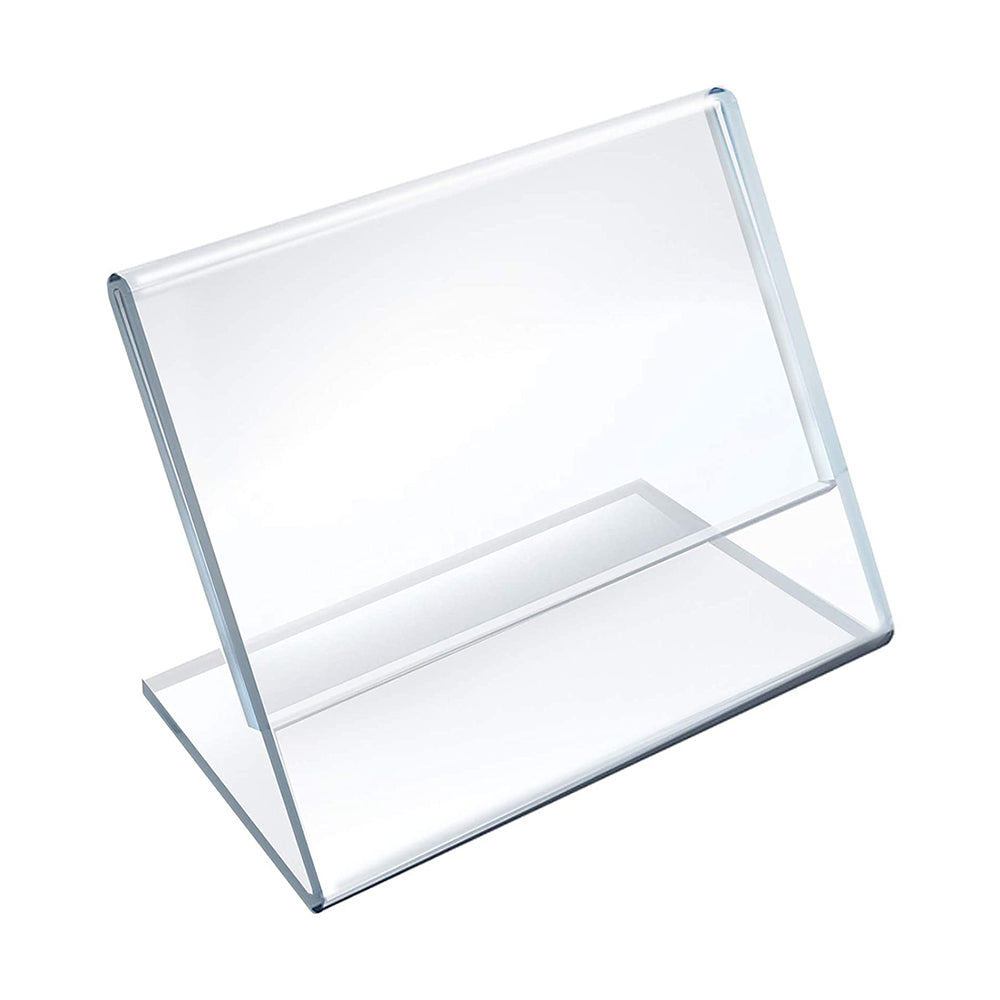 Desk Label K261 - Acrylic Curved Shape Card Stand (4831140184164)