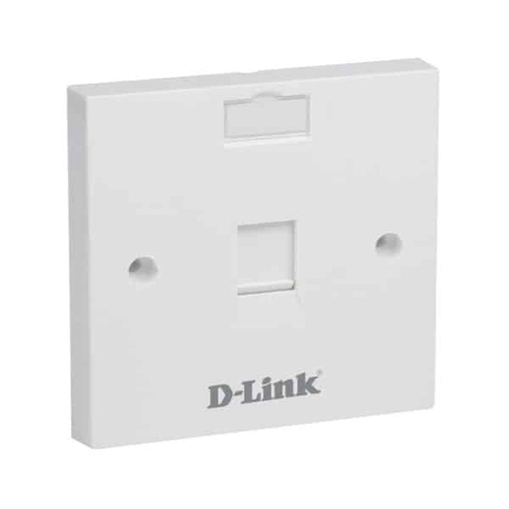DLink Single UK Faceplate with Shutter