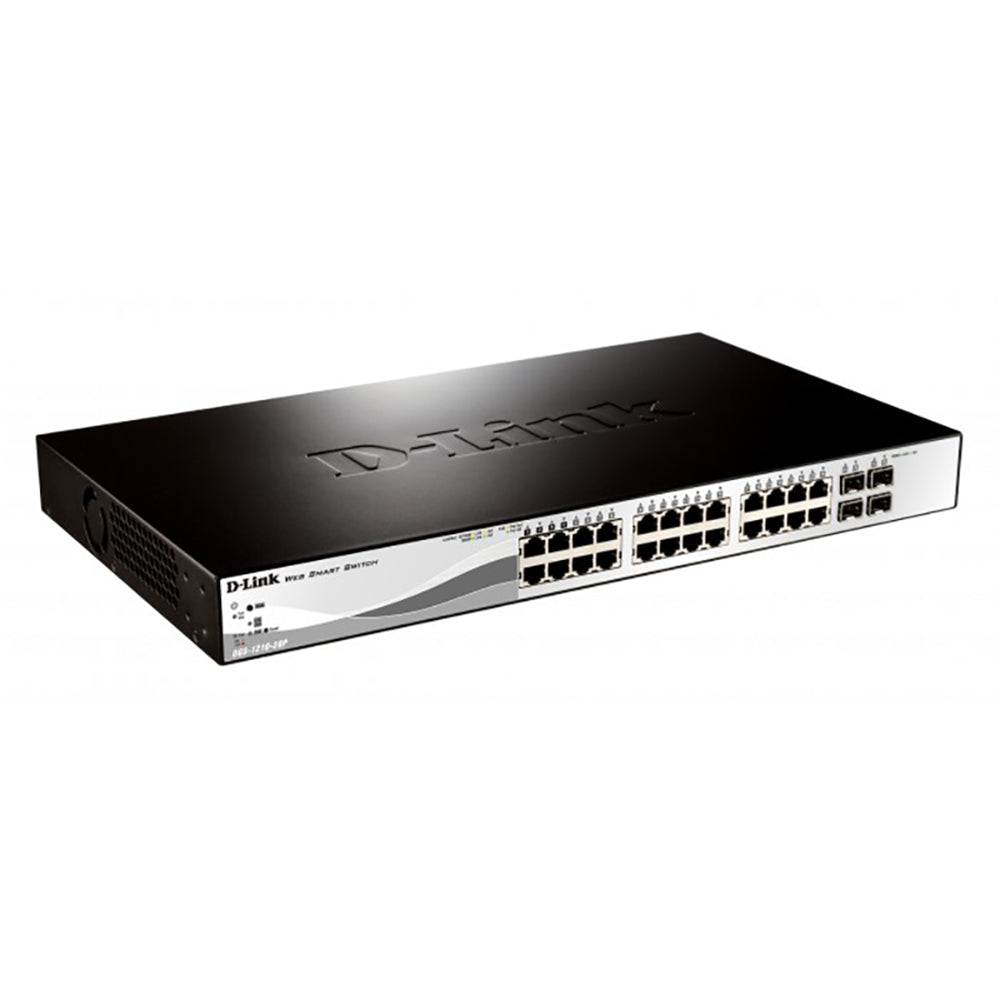D-Link Switch 24 port POE DES-1210-28p (4625594581092)