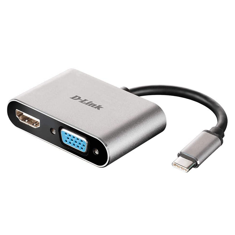 DLink DUB-V210 USB C to HDMI & VGA Adapter