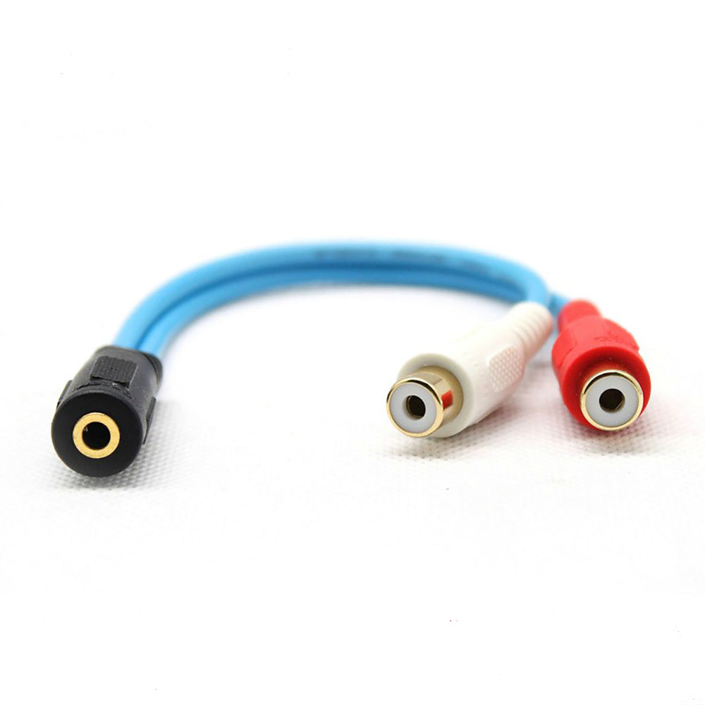 Dtech 3.5 ST/F To 2RCA F 2.0m DT-6210 (4719671541860)