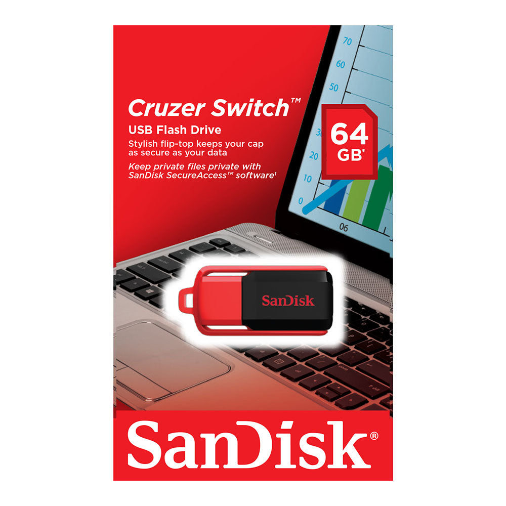 Sandisk Cruzer Switch 2.0 Flashdrive 64GB (4627422478436)