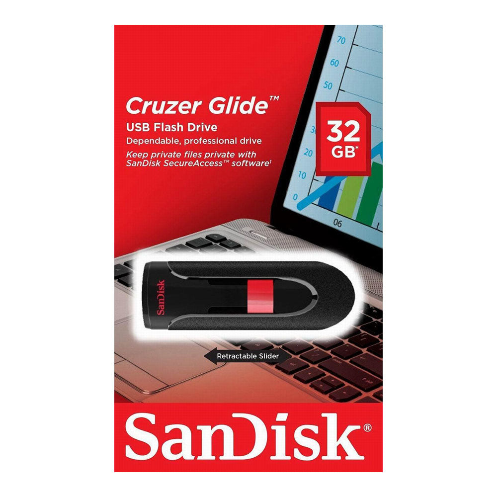 Sandisk Cruzer Glide 2.0/3.0 Flashdrive 32GB (4845417791588)