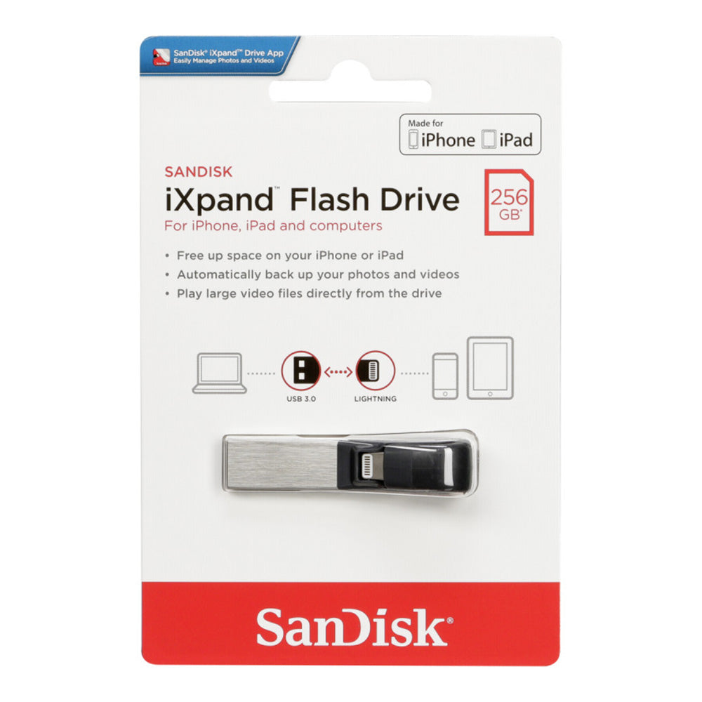 Sandisk Ixpand 3.0 Flashdrive 256GB (4627372507236)