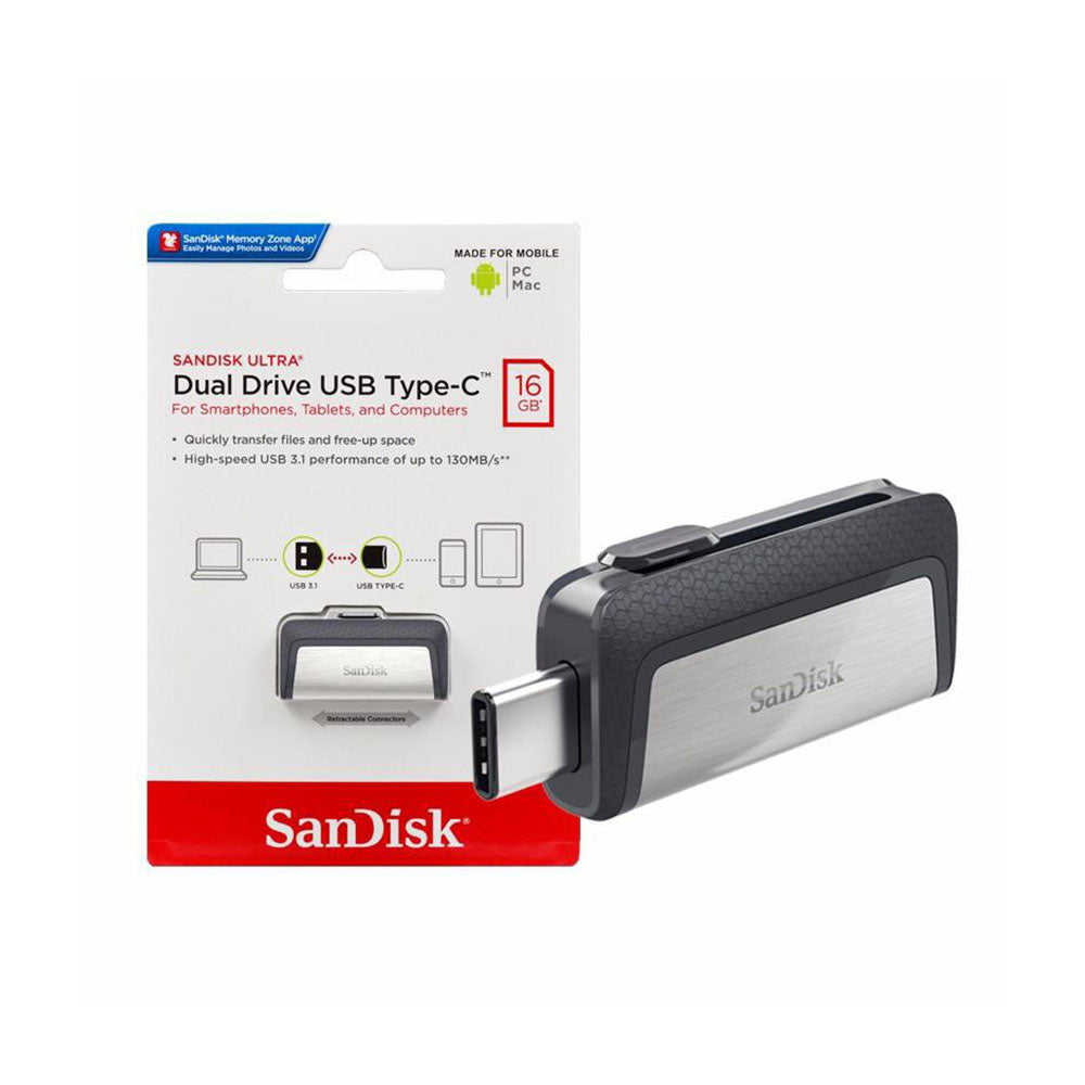 SanDisk Ultra Dual Drive Go USB 3.1 Type C 128GB 150MB/s USB Flash Disk  Memory Stick USB Type A Pendrive For Phone/Tablets/PC