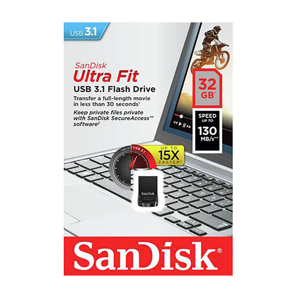 Sandisk Ultra Fit 3.1 Flashdrive 32GB (4627333349476)